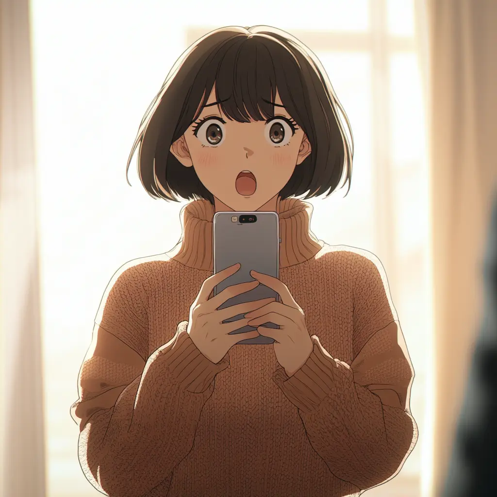 피부과 선택을 고민하는 여성 이미지