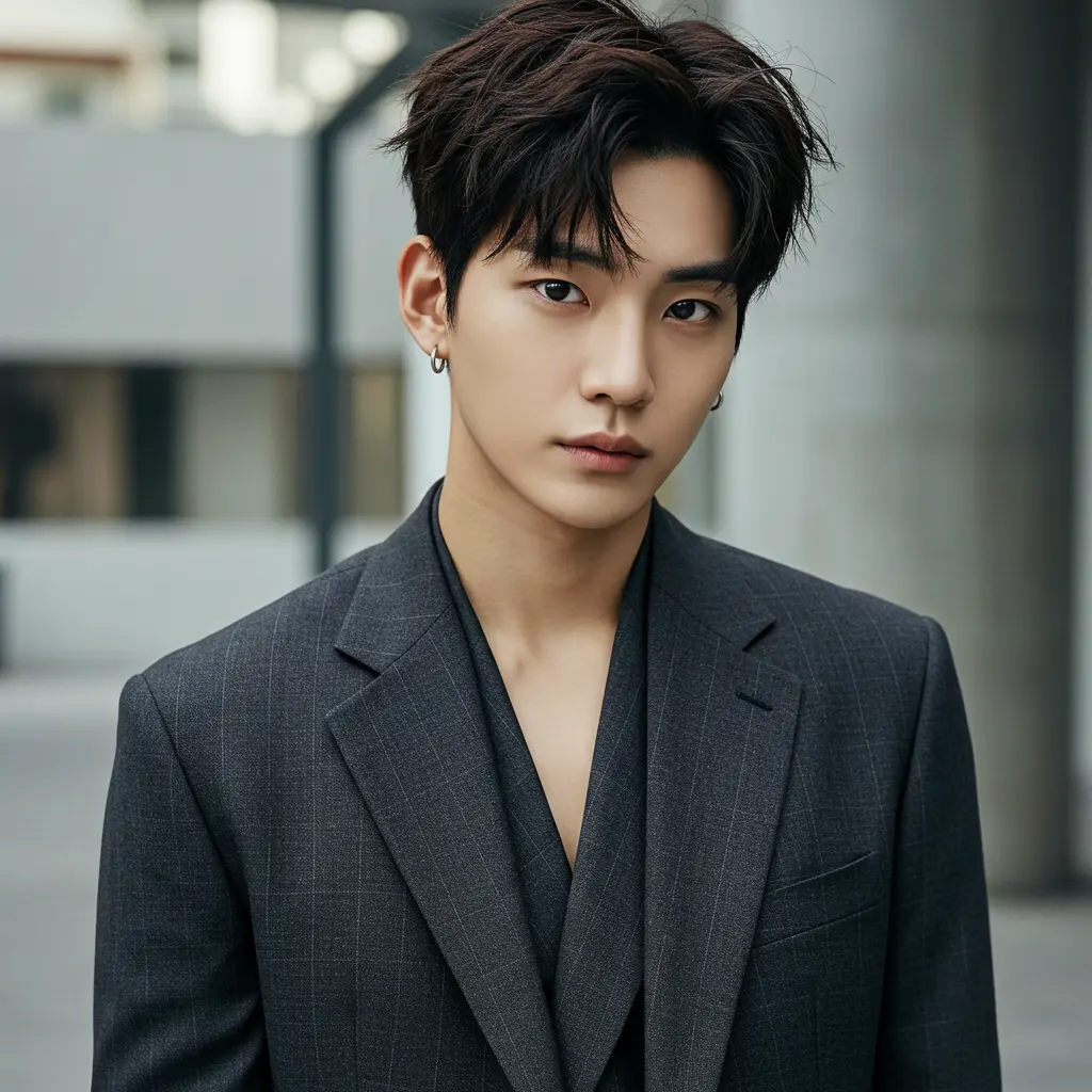 남성 피부관리를 꾸준히 해온 20대 남성 이미지