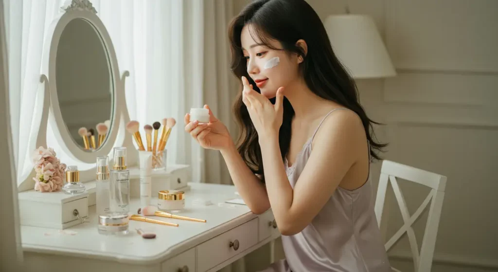 클렌징티슈, 정말 괜찮을까? 피부 자극 줄이는 올바른 사용 타이밍과 대체법 17 클렌징 티슈로 세안하는 여성