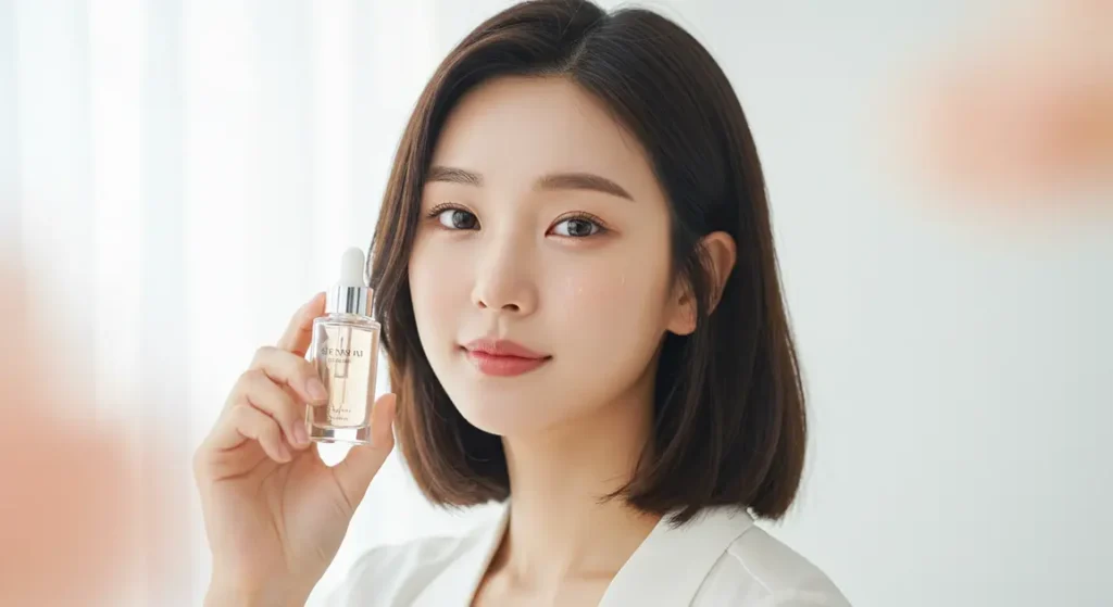 지성피부 클렌징 루틴 2025 – 유분기 줄이는 아침/저녁 세안법 5 지성 피부 여성이 클렌징 하는 모습