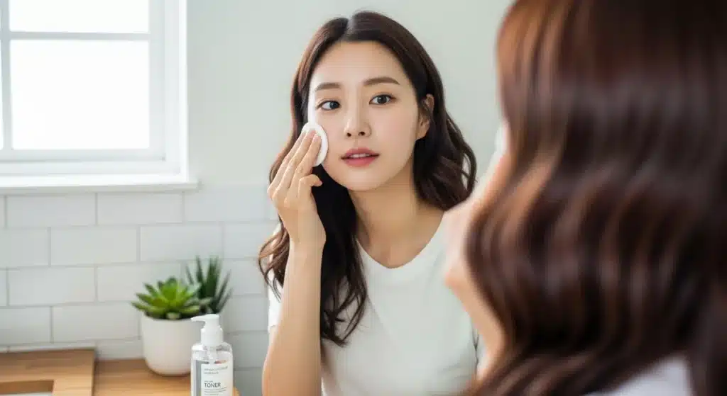 피부과 가기 전 체크하는 여성