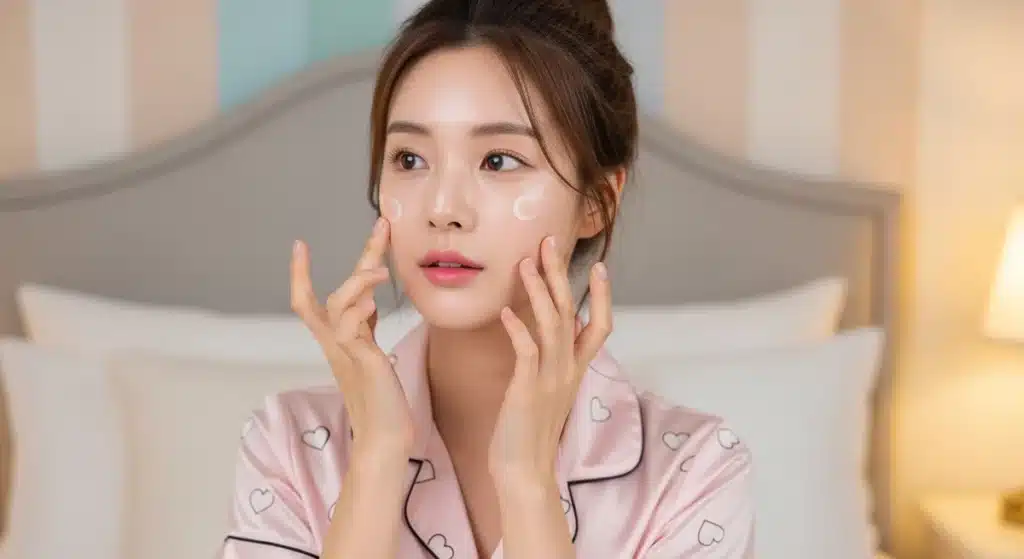 건조한 피부 각질관리 스킨케어