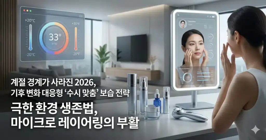 피부 수분관리하는 여성