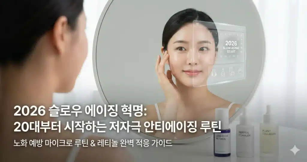 안티에이징 피부관리 여성